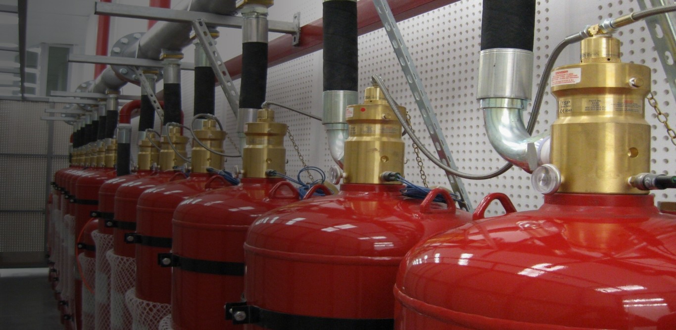 Gas Based Fire Suppression System